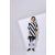 3/4 Sleeve Black and White Striped T-Shirt