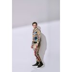 Narancssárga Kasmír Mintás Nadrág