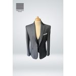 Grey Mini Cube Suit Super 150's Wool