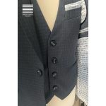 Grey Mini Cube Suit Super 150's Wool