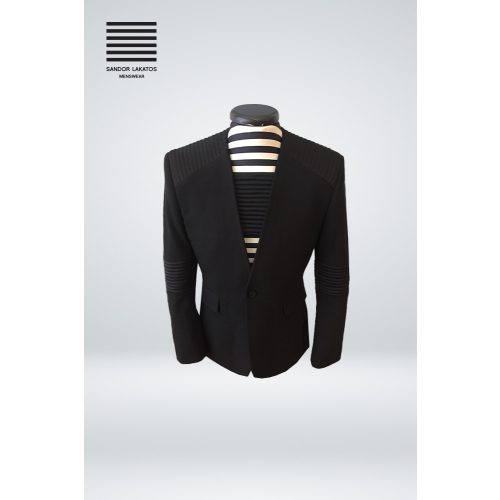 Black Suit Super 120's Merino Wool