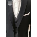 Szürke Öltöny Super 130's Gyapjú