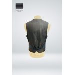 Grey Mini Cube-Patterned Suit Super 150's Wool 