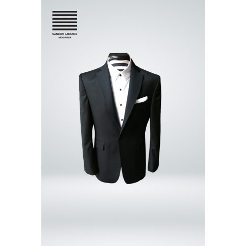 Black Suit Super 150's Wool